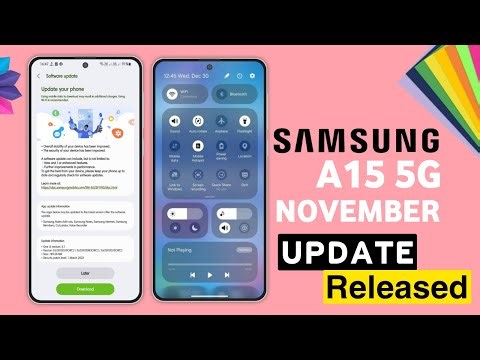 Samsung A15 5G : November Update Released🔥| What's New Features | New Software Update A15