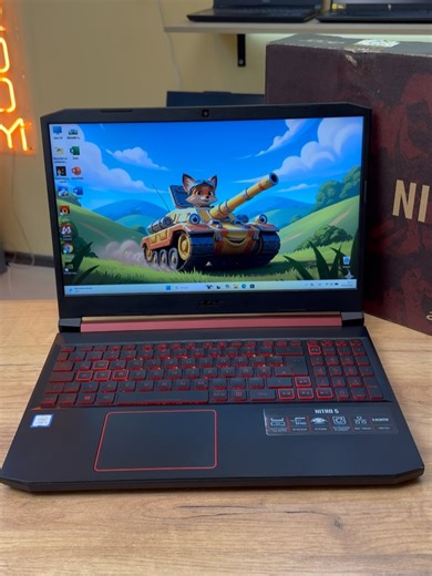 🎮Технорум - ноутбуки, що створені для гри on Instagram: "🔥 Acer Nitro 5 AN515-54-55UY — перевірений часом ігровий боєць з RTX 2060, створений для стабільного FPS, плавного геймінгу та впевненої продуктивності у популярних AAA-іграх 🎮⚡️ Серія Nitro 5 — це ідеальний баланс ціни та потужності: агресивний геймерський дизайн, ефективне охолодження та повноцінна дискретна графіка. Чудовий варіант для геймерів, навчання, роботи та стримінгу 💪 💥 Усередині — Intel Core i5-9300H + NVIDIA GeForce RTX