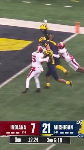 J.J. McCarthy Highlights | B1G Football Offensive Player of the Week | Oct. 17, 2023