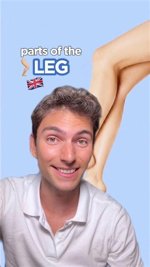 Parts of the LEG in English🦵🏼🇬🇧