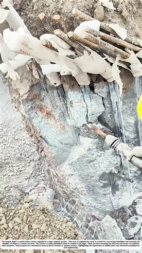 Slope Support Project in Action: Ensuring Stability and Safety