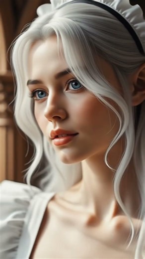 ✨ Elf Maid in Sunlit Majesty | Fantasy Aesthetic & Ethereal Beauty ✨