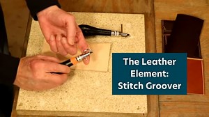 In this episode of The Leather Element, Chuck goes over a leather stitch groover's basic parts and functions. A clean stitch groove instantly elevates our leather projects. It gives us a clear line to follow when punching holes with our chisel and allows our stitch line to sink down into our leather to avoid snagging. And if you don't feel like stitching, a groove line adds a nice decorative touch for a more finished-looking project. For full product details, visit https://www.weaverleathersuppl