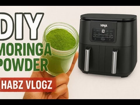"From Leaf to Powder: Making Moringa Powder the Easy Way"