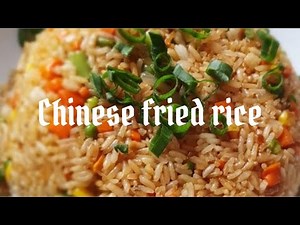 Chines fried rice / vegetables + chicken rice by MeMe's Kitchen.