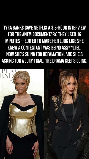 Tyra Banks Sues Netflix Over ANTM Doc – 3.5 Hours Edited Down to 16 Minutes 😱⚖️🔥