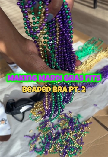 Create a Unique Beaded Bra for Mardi Gras Celebrations