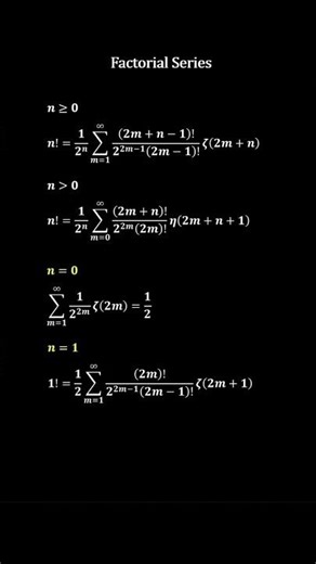 Factorial Series