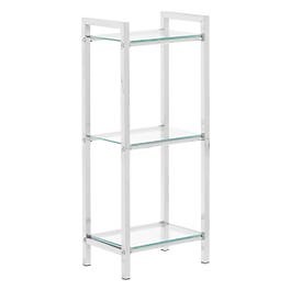 3 Tier Tempered Glass Shelf Unit