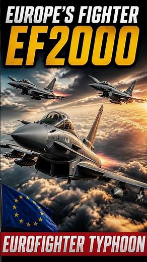 EF2000 Eurofighter Typhoon: Europe's Advanced Multirole Air Superiority Fighter #shorts