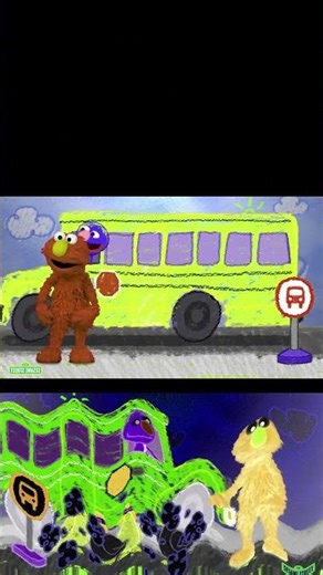 Sesame Street Elmo Rides the Bus Intro Logo Sponsored By Klasky Csupo 2001 Effects