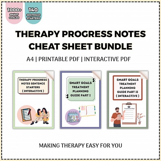 Therapy Progress Notes Phrases - Mental Health Documentation (printable PDF) - Etsy