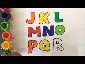 ABCD |alphabet painting for kids ,ABCDEFGHIJLMNOPQR,abcd | A to Z for kids |Learn to write alphabet|