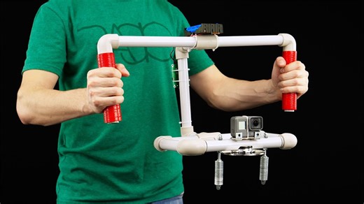 DIY self balancing gyroscopic camera stabilizer