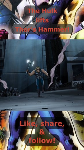2.3K reactions · 116 shares | The Hulk LIFTS Thor's hammer! -...