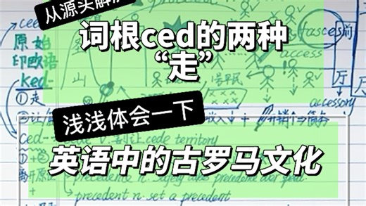 词根ced梳理 | precede和proceed中ced和ceed的区别 | concede accede recede succede exceed