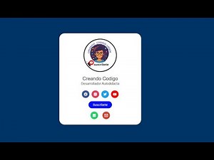 Diseño de Tarjeta de Perfil con HTML y CSS: Personaliza tu Perfil Web