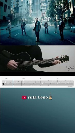 Time (Inception) - Hans Zimmer - Fingerstyle Guitar TAB #Shorts