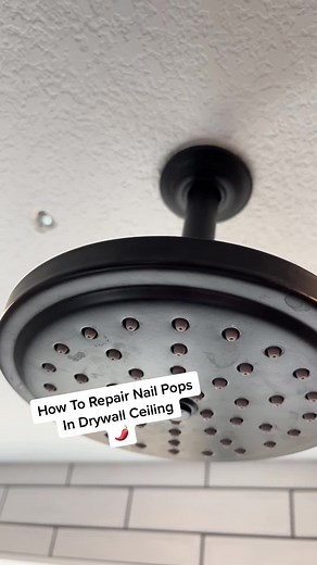 How to Repair Nail Pops in Drywall Ceiling - DIY Home Projects