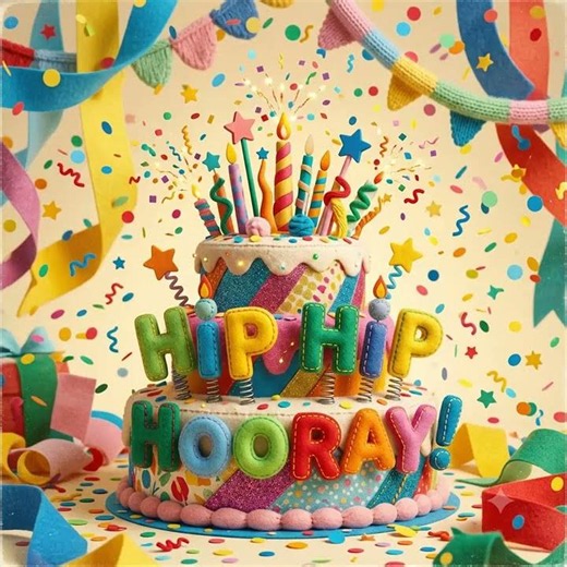 Hip Hip Hooray#Happy Birthday#HBD#Birthdayvibes#Celebrate life