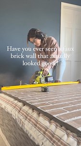 388K views · 3.8K reactions | Looking for a full detailed tutorial?! Comment BRICK and I’ll send you a step-by-step faux brick wall tutorial, video guides, and sources for everything in this space! Don’t forget to follow for part 2! #brickwall #fauxbrickwall #boysbedroomdecor #gamerroom | Lake and Lumber | Facebook