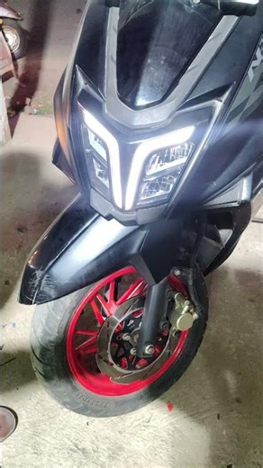 TVS Ntorq DRL Sticker #modified_sort_video#🤨
