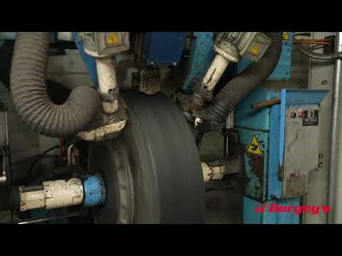 Retread Tire Plant Tour - Buffing of Casing