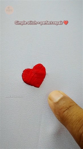 Invisible Cloth Repair ❤️ | Easy Stitching Trick #shorts