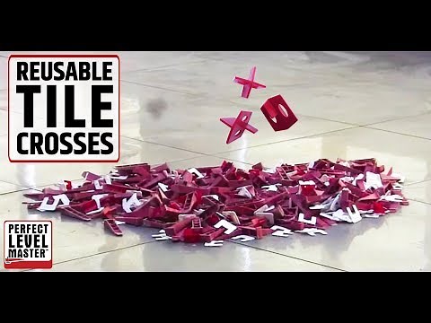 NEW - Reusable Tile Crosses by T-Lock™ tile lippage-free system | Perfect Level Master