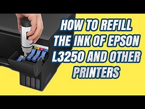 How To Refilling Ink In Epson L3250 Printer Like A Pro!! Fix Printing Issues Fast
