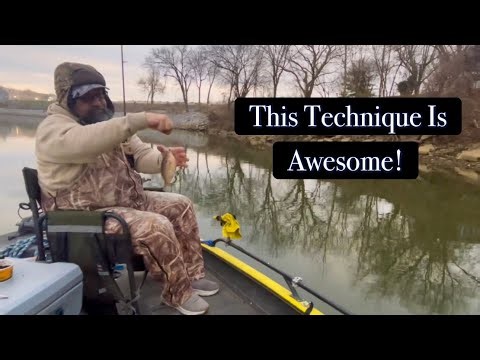 How To Catch, Clean, And Cook Tons Of Winter Bluegills In Current! Part One