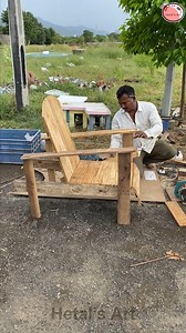 1.5M views · 4.7K reactions | Design a incredible wood chair by specialist #chair #wood | Hetal's Art | Facebook
