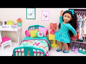 OG Doll bedroom furniture makeover - DIY Ideas | PLAY DOLLS