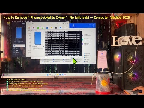 FREE iCloud Activation Lock Removal — iPhone Locked to Owner (Without Jailbreak 2026