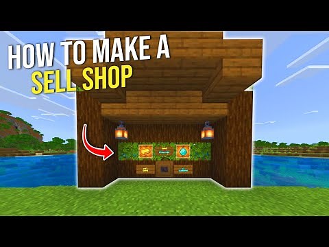 How to Make a Sell Shop in Minecraft *Bedrock* 1.20+