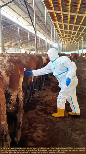Vaccinating Hundreds of Cows