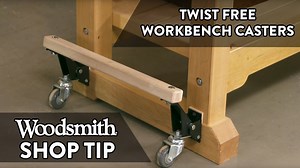 Mobile Workbench Upgrade: Foot-Activated Casters Without Warping