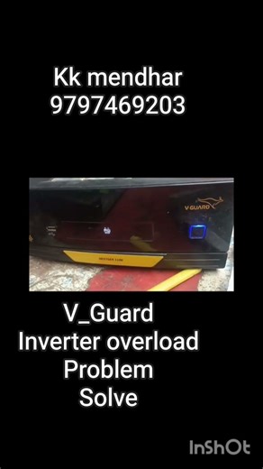 v_guard inverter overload problem