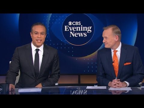 John Dickerson and Maurice DuBois sign off after their last "CBS Evening News" broadcast