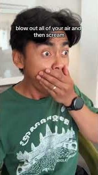 Exhale air screaming challenge #shorts #trendingshorts #viralvideo #usa #funny #adultsfunny #fyp