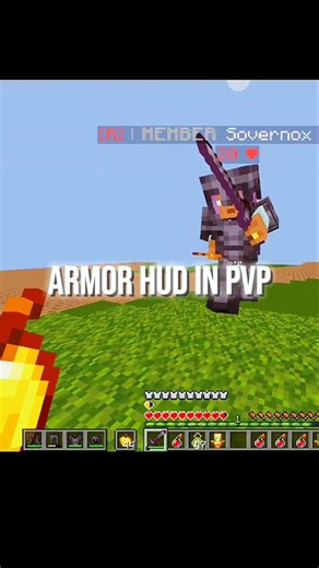 Best Armor HUD Mod For Minecraft PvP | See Armor Live