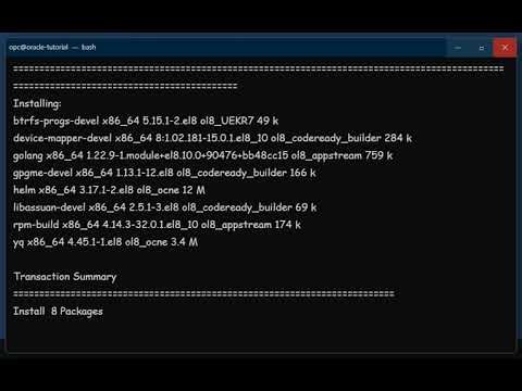 Build Oracle Cloud Native Environment from Source