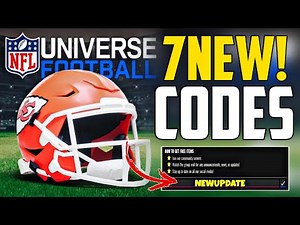 *NEW* ALL WORKING CODES FOR UNIVERSE FOOTBALL IN 2024! ROBLOX UNIVERSE FOOTBALL CODES