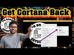 How To Get Cortana Back | Easy Taskbar Method (2025)