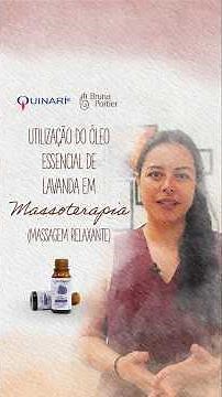 QUINARÍ - Massagem Relaxante com Óleo Essencial de Lavanda
