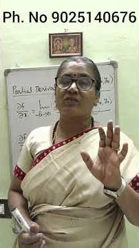PARTIAL DERIVATIVES -DEFINITION-FUNCTIONS OF SEVERAL VARIABLES -UG-PG TRB-TN SET-CSIR NET MATHS