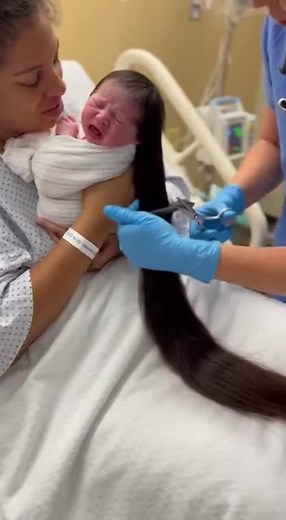 Incredible Transformation of a Newborn with Long Hair