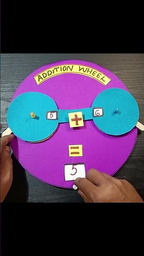 Maths Addition Wheel Working Model | Maths Addition machine Model | Maths TLM | Maths working model
