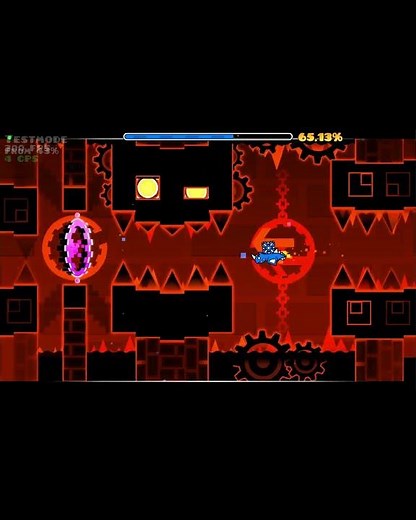 Cataclysm 43% to 100% Run(New Hardest) #cataclysm #geometrydash #extremedemon #gd #gaming