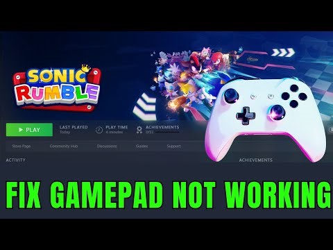 How To Fix Controller or Gamepad Not Working In Sonic Rumble